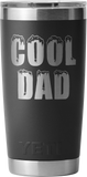 Yeti Rambler 20oz Tumbler with Mag Slider Lid Father's Day Customised