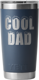 Yeti Rambler 20oz Tumbler with Mag Slider Lid Father's Day Customised