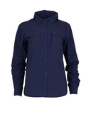 Xtm Cumberland Womens Long Sleeve Hike Shirt Navy
