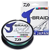 DAIWA J BRAID X4 MULTI COLOUR