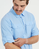 Xtm Dunkeld Men's Long Sleeve Shirt Blue Water