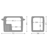 Dometic CFF45 45L Fridge/Freezer w/ Cover