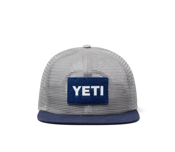 Yeti Velcro Patch Mesh Hat Grey/Navy – Getaway Outdoors Kelmscott
