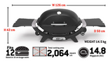 Weber Q (Q2200N) Smoke Grey LPG