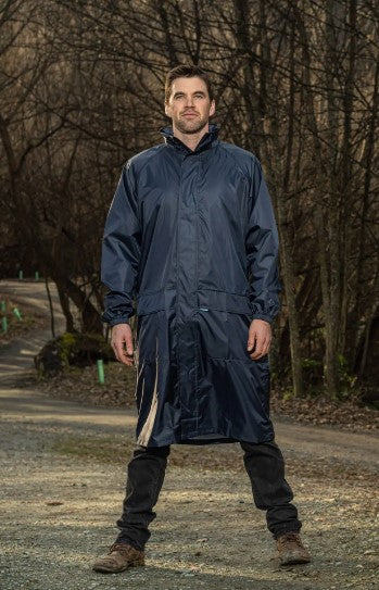 Rainbird Eales long 3/4 Rain Jacket Navy