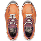 KEEN Women's Zionic Waterproof Tangerine Star White shoe