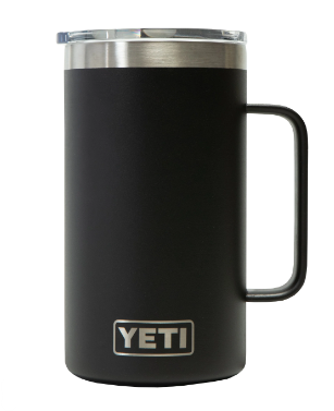 Texas A&M Yeti 24oz Black Rambler Mug