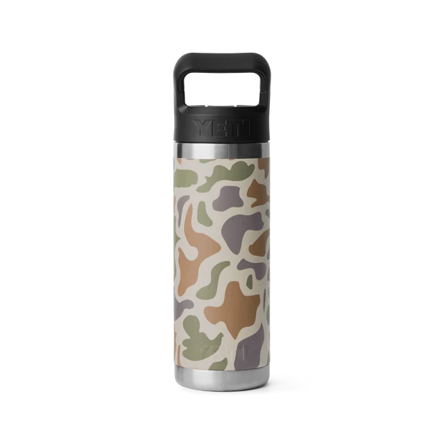 Yeti 18oz Rambler with Straw Cap Tan Camo (532ml) – Getaway