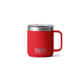 Yeti Rambler 10oz (296ml) Stackable Mug with Duraslip Ceramic Lining -Rescue Red