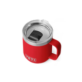 Yeti Rambler 10oz (296ml) Stackable Mug with Duraslip Ceramic Lining -Rescue Red