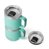 Yeti Rambler 10oz (296ml) Stackable Mug with Duraslip Ceramic Lining -Seafoam
