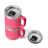 Yeti Rambler 10oz (296ml) Stackable Mug with Duraslip Ceramic Lining -Tropical Pink