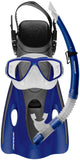 Mirage Ezi-Travel Mask Snorkel Fin Set