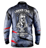 Chasin Tail Get A Mullet Up Ya Adults Long Sleeve Shirt