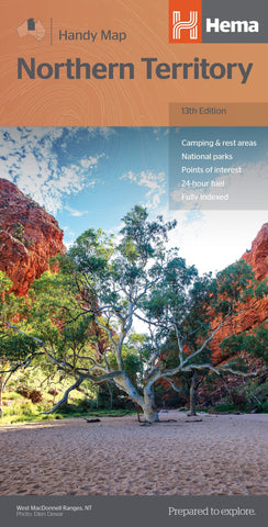 Hema Northern Territory Handy Map