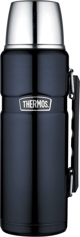 Thermos King Stainless Steel Flask 1.2L Midnight Blue