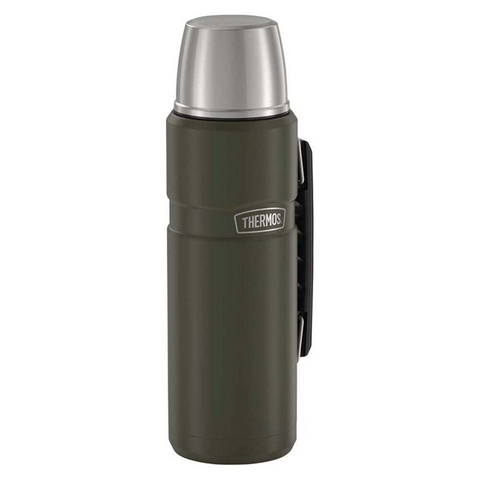 Thermos 1.2L King S/S Vacuum Insulated Flask Army Green