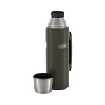 Thermos 1.2L King S/S Vacuum Insulated Flask Army Green