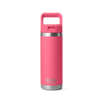 Yeti 18oz Rambler Bottle With Straw Cap - Tropical Pink (532mL)