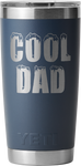 Yeti Rambler 20oz Tumbler with Mag Slider Lid Father's Day Customised