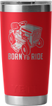 Yeti Rambler 20oz Tumbler with Mag Slider Lid Father's Day Customised