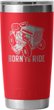Yeti Rambler 20oz Tumbler with Mag Slider Lid Father's Day Customised