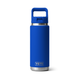 Yeti Rambler 26oz Bottle With Straw Cap -Royal Blue