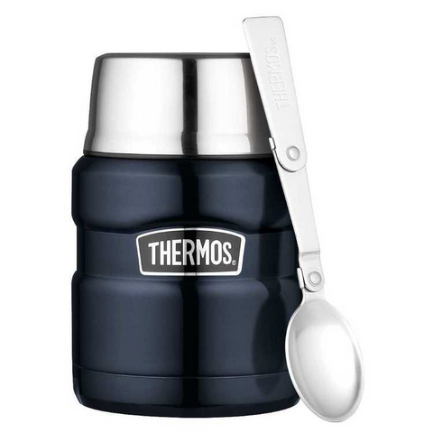 Thermos Stainless King Vacuum Insulated Food Jar 470ml Midnight Blue