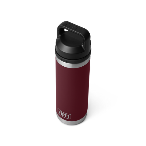 Yeti Rambler 18oz Chug Lid Bottle Wild Vine Red