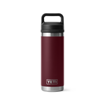 Yeti Rambler 18oz Chug Lid Bottle Wild Vine Red
