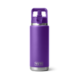 Yeti Rambler 26oz Bottle With Straw Cap -Pace Purple