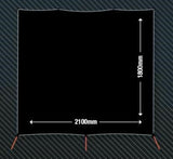 Coast to Coast RV Black Side Sunscreen for Pop-Top