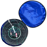 AOS Marine Drop Net Backpack Marron & Crab Net Bag, Waterproof Zips