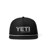 Yeti Flat Brim Rope Hat - Black