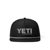 Yeti Flat Brim Rope Hat - Black