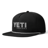 Yeti Flat Brim Rope Hat - Black