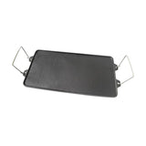 Wildtrak Reversible Cast-Iron Griddle with Handles 3 Burner Pre-Seasoned