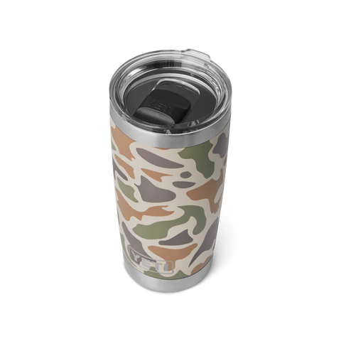 Yeti Rambler 20oz Tumbler with Mag Slider Lid Tan Camo (591ml)