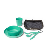 Sea To Summit Camp Dinnerware Set w/ Mesh Sack Light Green