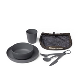 Sea To Summit Camp Dinnerware Set w/ Mesh Sack Grey