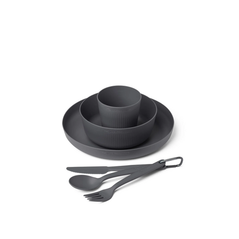 Sea To Summit Camp Dinnerware Set w/ Mesh Sack Grey