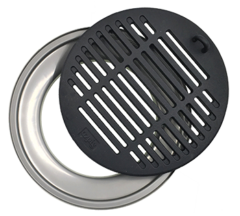 Ozpig Chargrill Plate & Drip tray