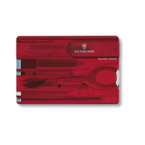 Victorinox SwissCard Classic (Transparent Red)