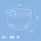 Coleman Cooler Pro 24L Hard Cooler  Blue Sky