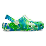 Crocs Classic Clog Kids Glow Green Marble