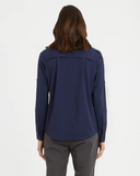 Xtm Cumberland Womens Long Sleeve Hike Shirt Navy