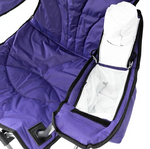 Coleman Queen Size Purple Quad Chair with Cooler Arm