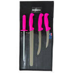 Sicut Fisherman Knife Set w/ Pink Handles