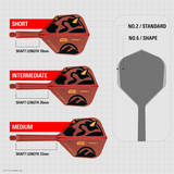 Target K-Flex Integrated Dart and Flight System (Star Wars Darth Maul)