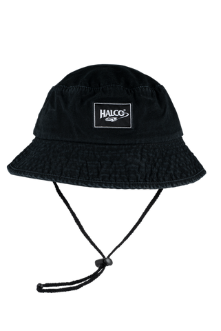 Halco Black Bucket Hat